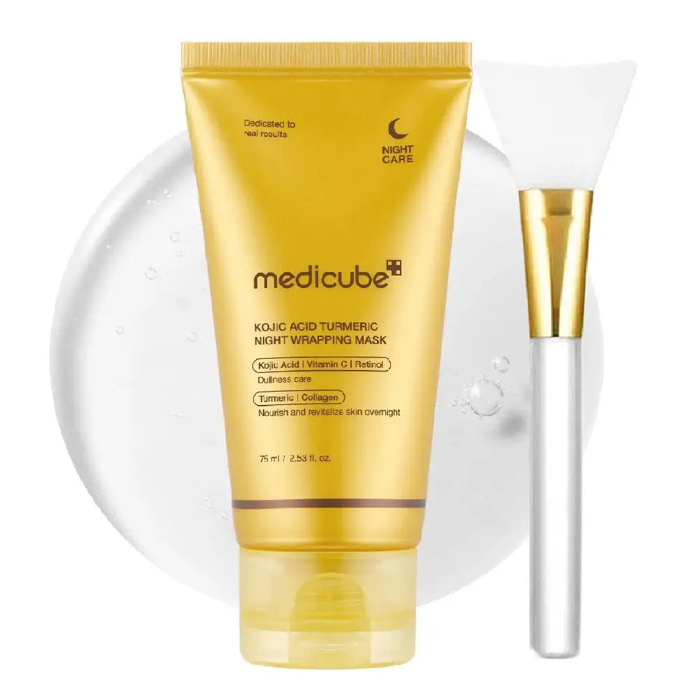 Medicube - Masque de nuit enveloppant à l'acide kojique et au curcuma - 75ml